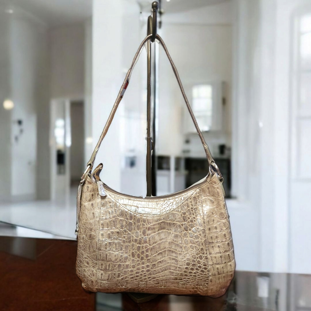 **Brighton Sterling Crox Sholder Handbag
